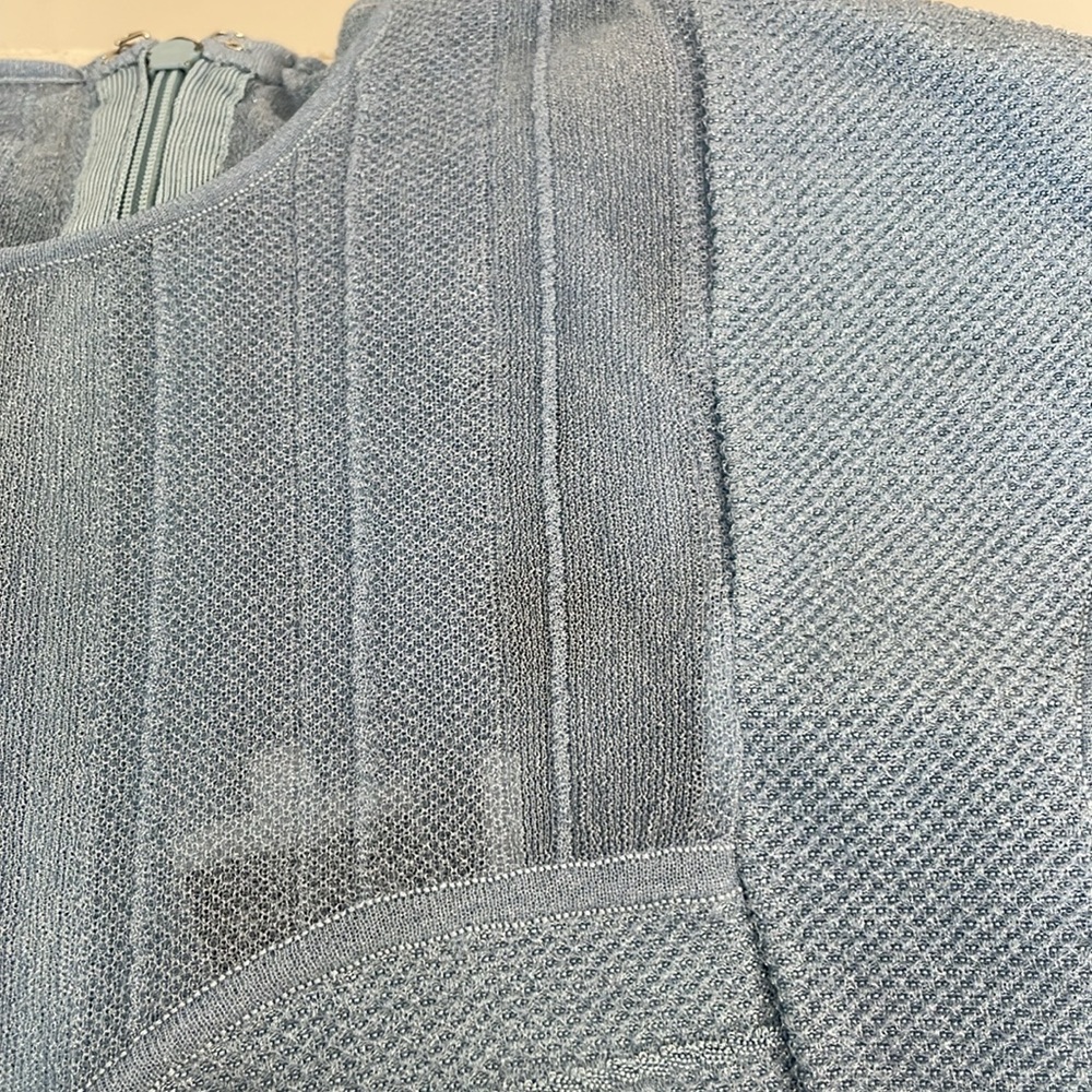 Herve Ledger, Sheer Bustier Gown Size L - Picture 7 of 12
